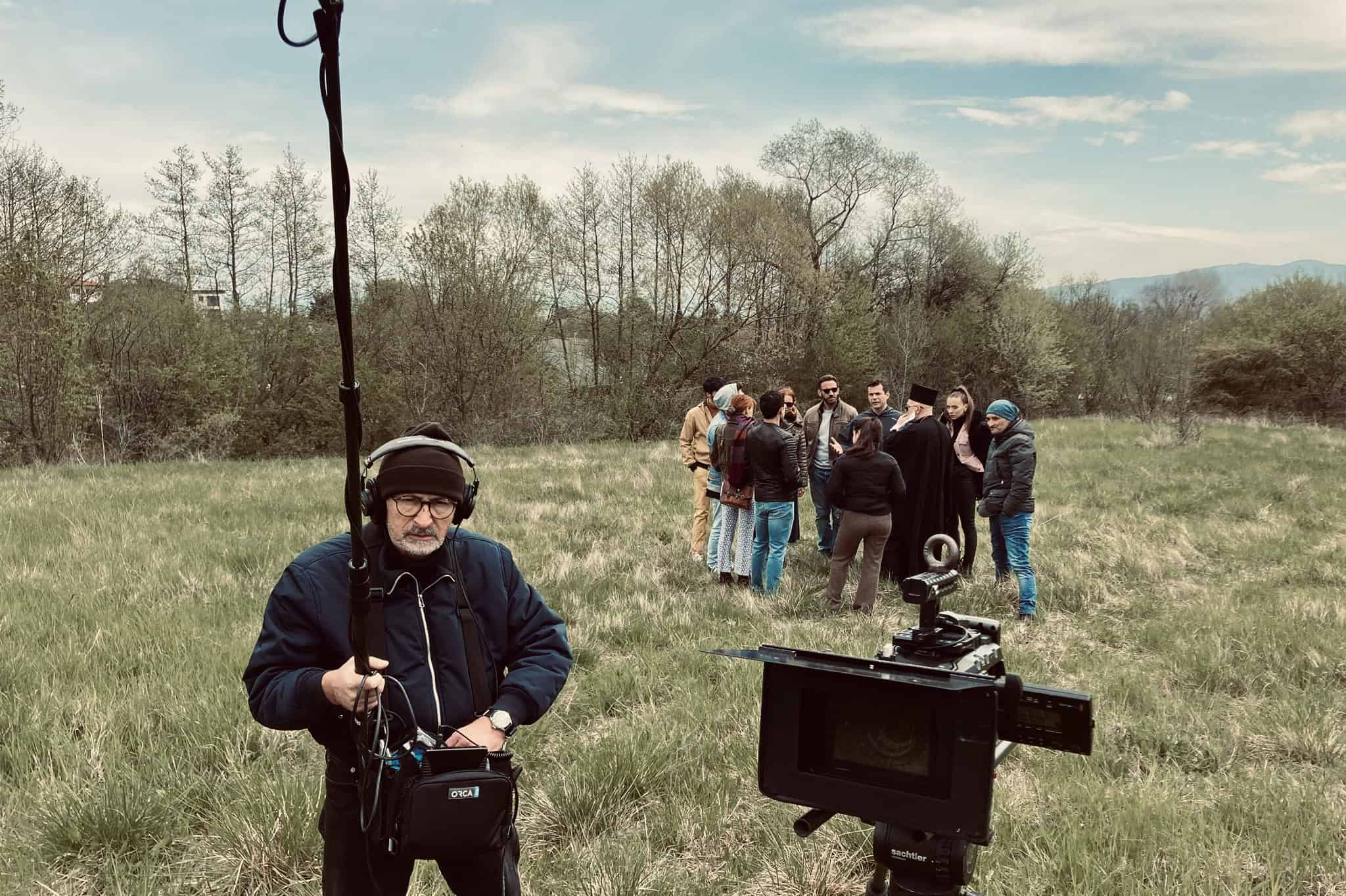 Walter Gilgen am Set in Bulgarien
